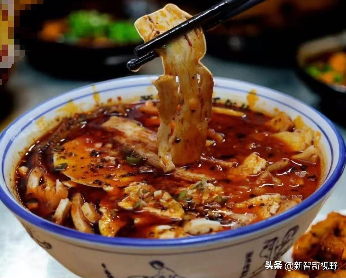 西安艳阳天西府饭的治愈美食陈仓臊子面 凉菜臊子面 五丁臊子面 豌杂臊子面 郭师傅