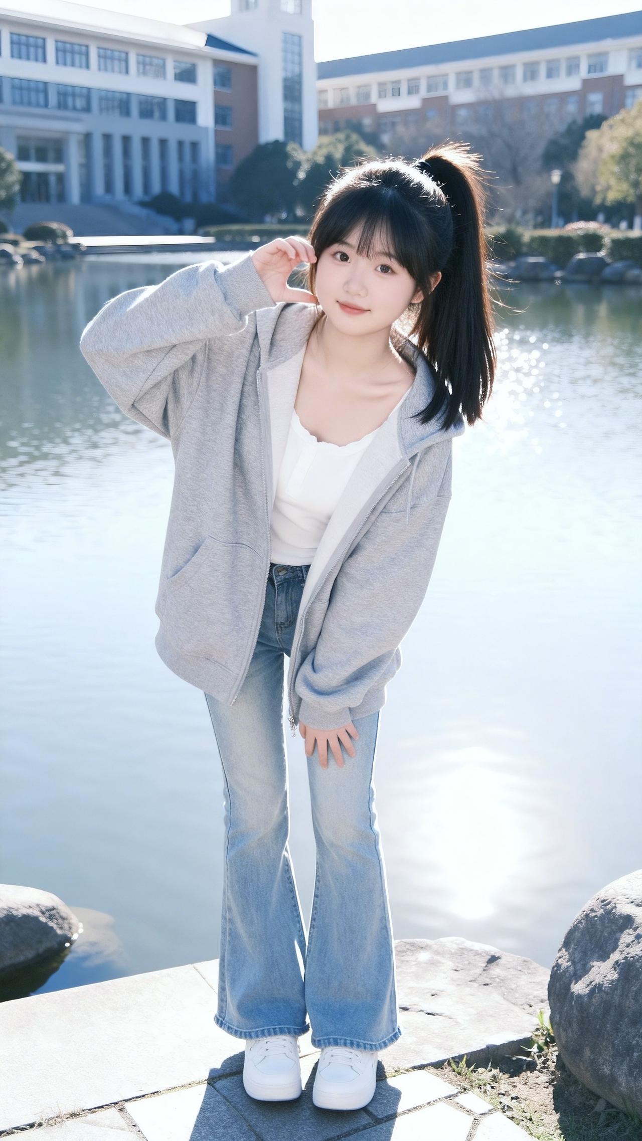 这也太好看了 甜系女孩 清纯甜美 甜妹 校园生活