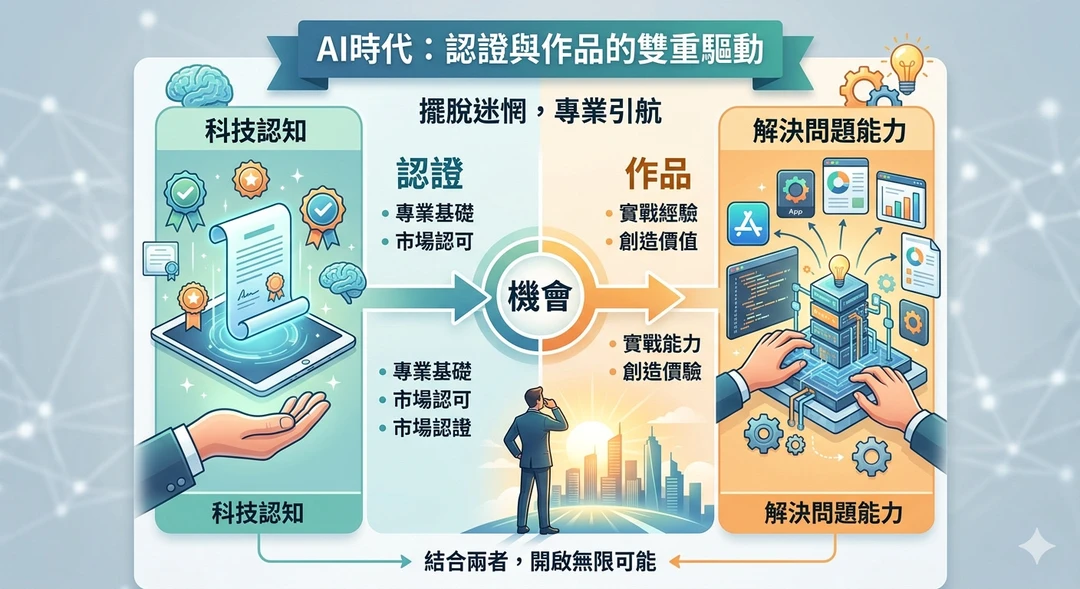 在AI時代不管是需要保命還是突圍而出都需要的！