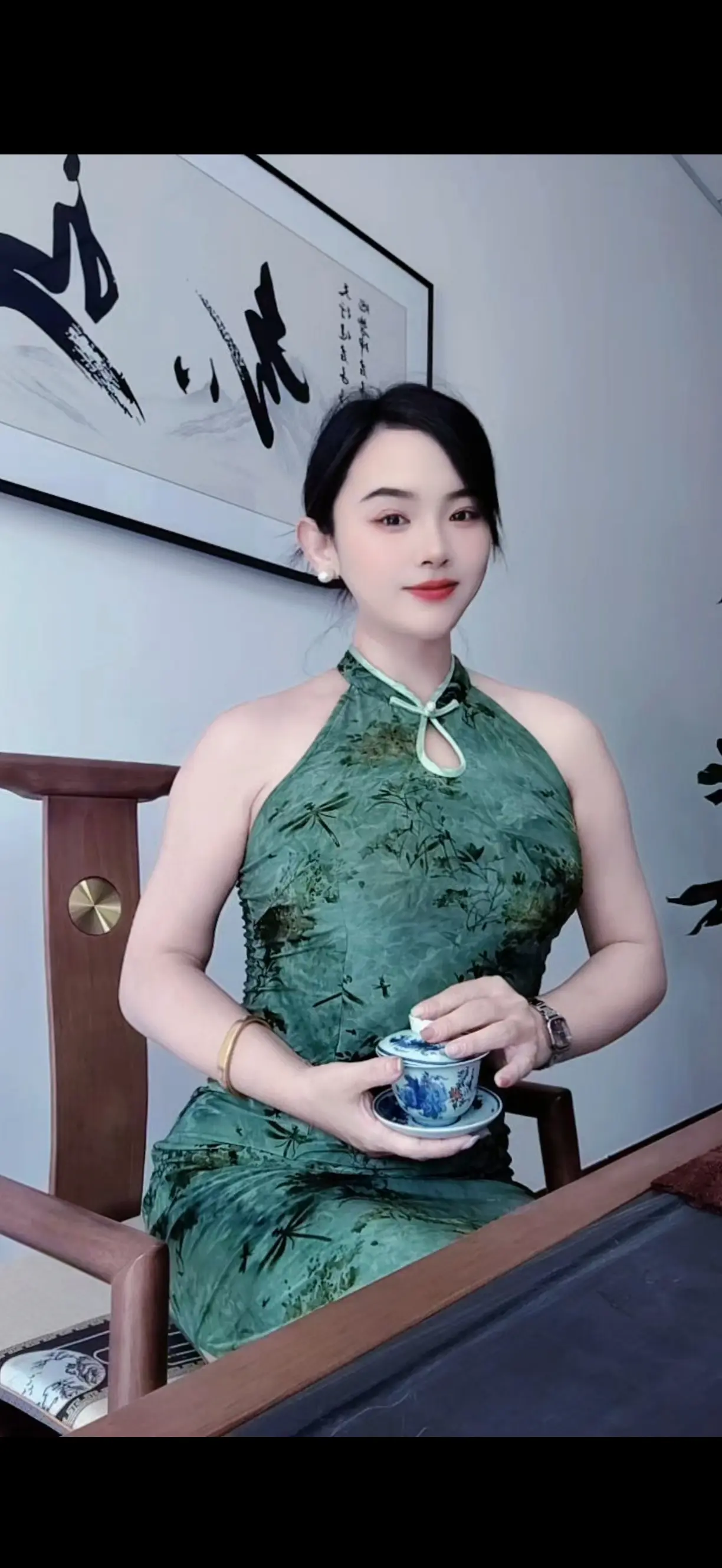 茶生活茶人茶事 青花瓷杯