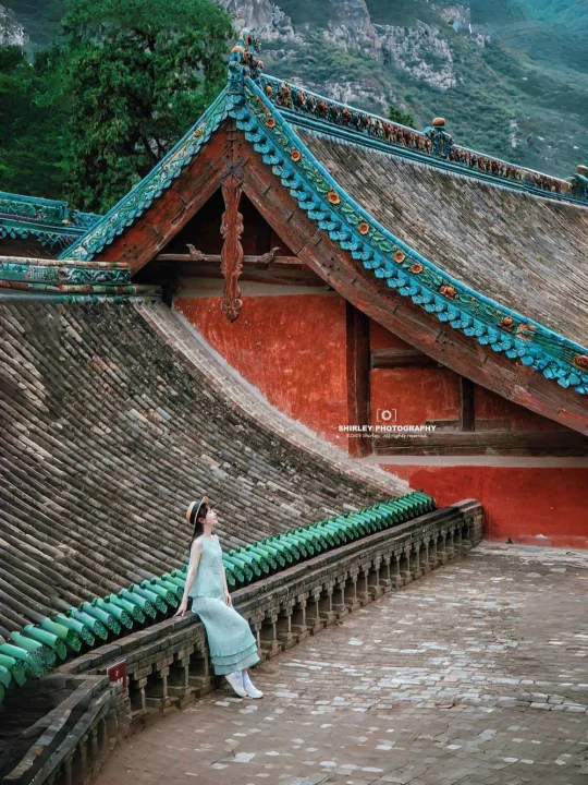 我摸到了元代天花板❗️太原与晋祠齐名的古建