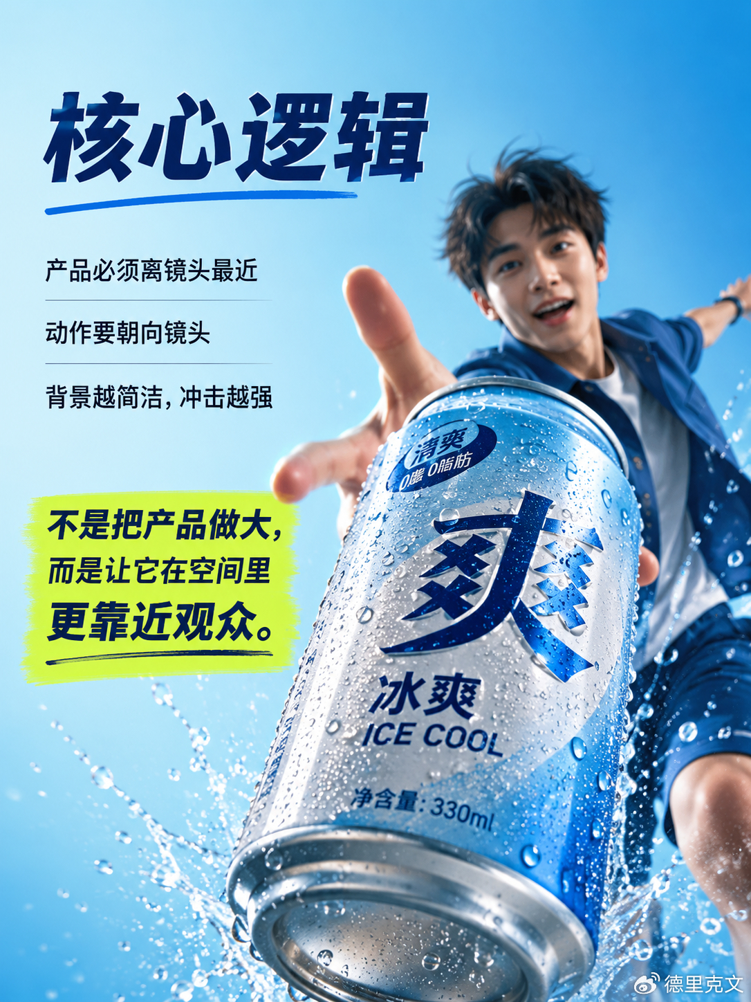 【AI绘画每日一词】超强透视感海报见过那种产品几乎要“冲出屏幕”的商业海报吗？口