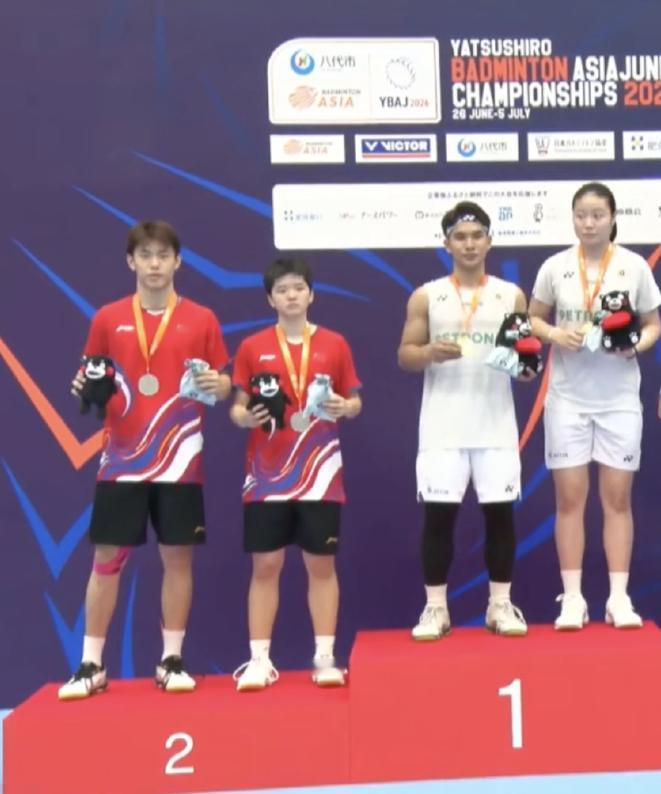 2026年羽毛球亚青赛 郑惟罡/李梦涵🇨🇳 15-21、20-22 🇲🇾