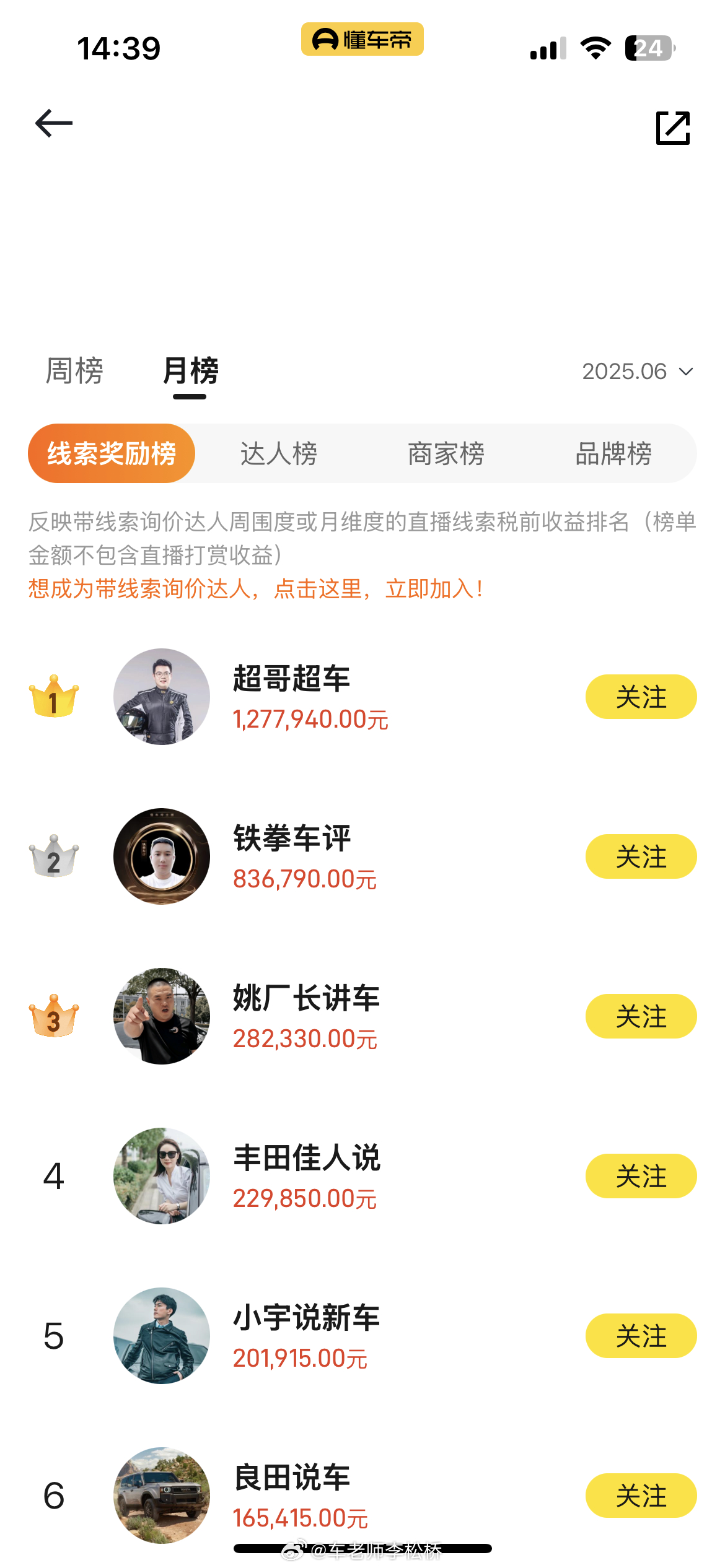 在dcd直播，光靠带线索可以月入百万…虽然是税前，但也有点超乎想象… ​​​