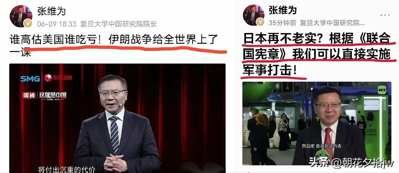 张维为作为“中国研究院院长”，

复旦大学的特聘教授。

不研究中国经济，

却