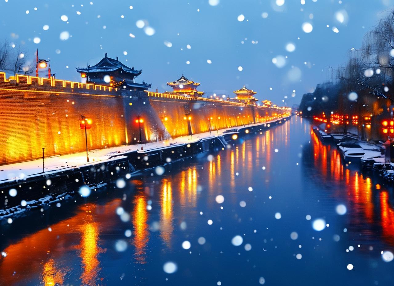 分享一张夜景照片