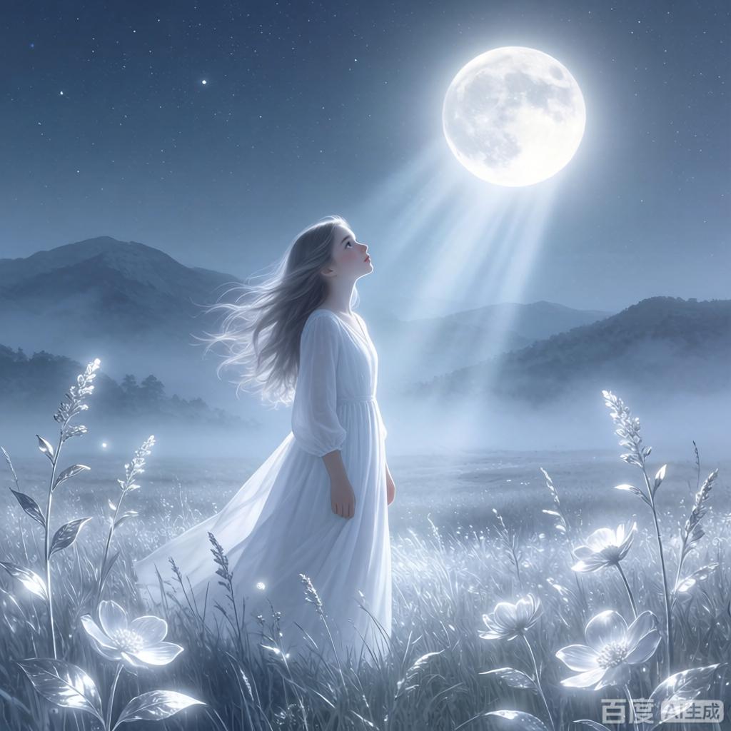 独自一个人的时候不要怕，你还有月光陪着你。

你说得真美，像一句温柔的诗。
独处