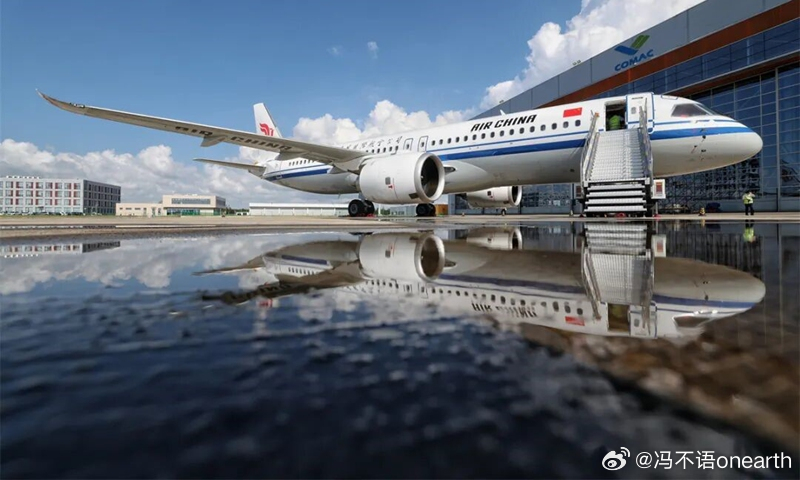 C919 飞机周三下午 3 点从北京飞往蒙古乌兰巴托,这是首次开通常规国际航线。