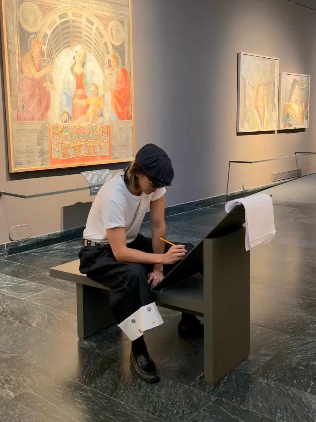 我家女孩开始苦练画技了 我看谁还嘲笑五牛图 