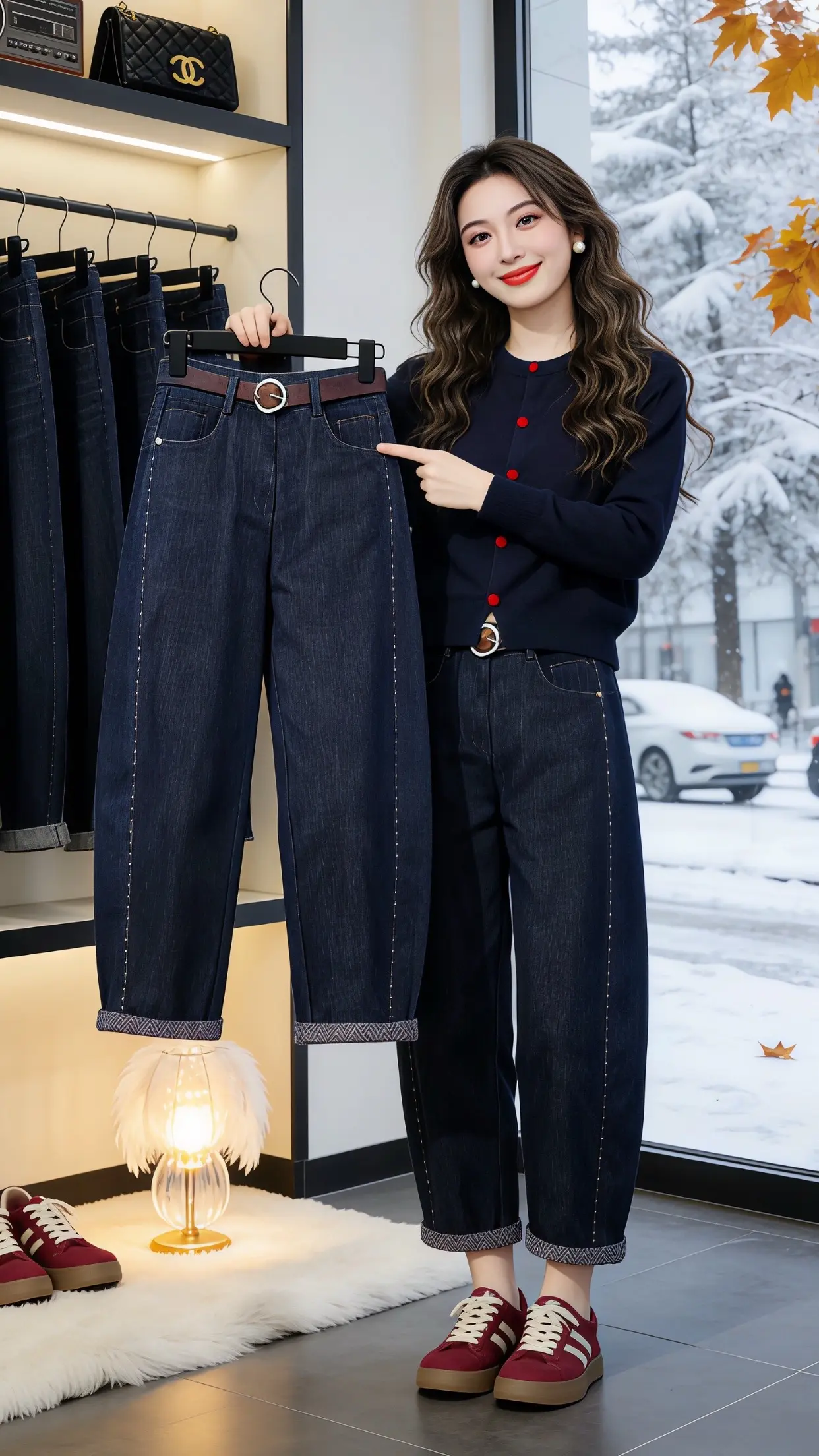 通勤搭配 九分裤女 过年氛围提前搞起来了 穿出自己的风格 春款上新