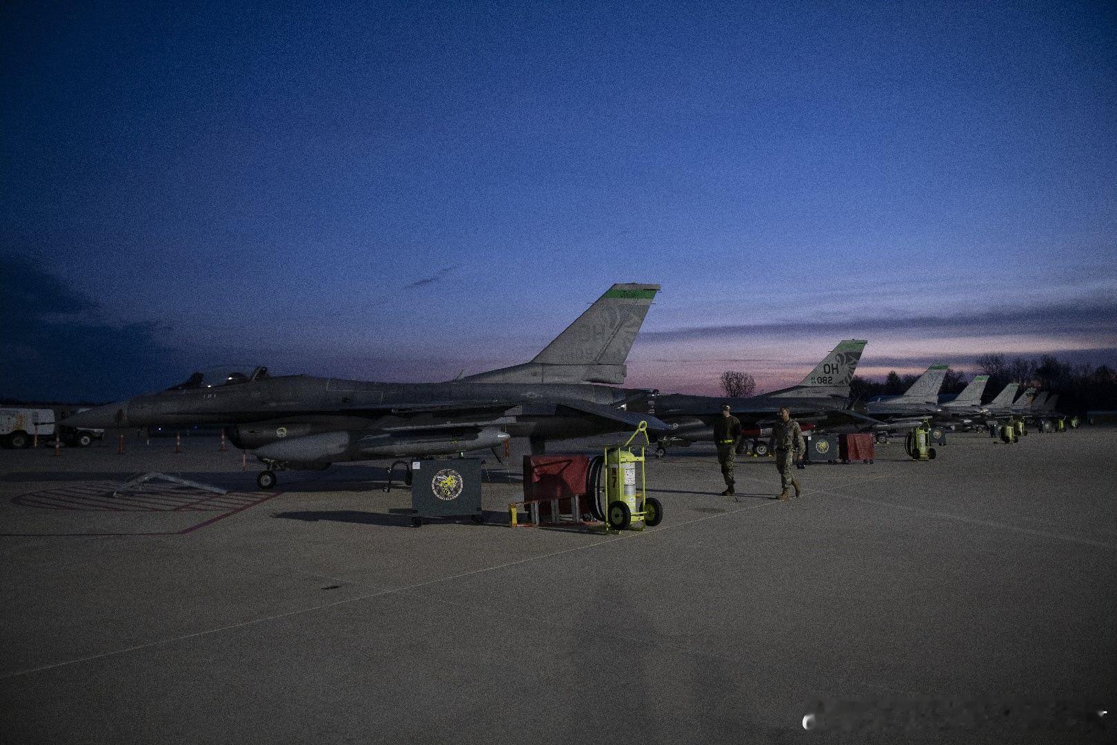 2026年4月23日，俄勒冈国民警卫队第180战斗机联队在Swanton。 