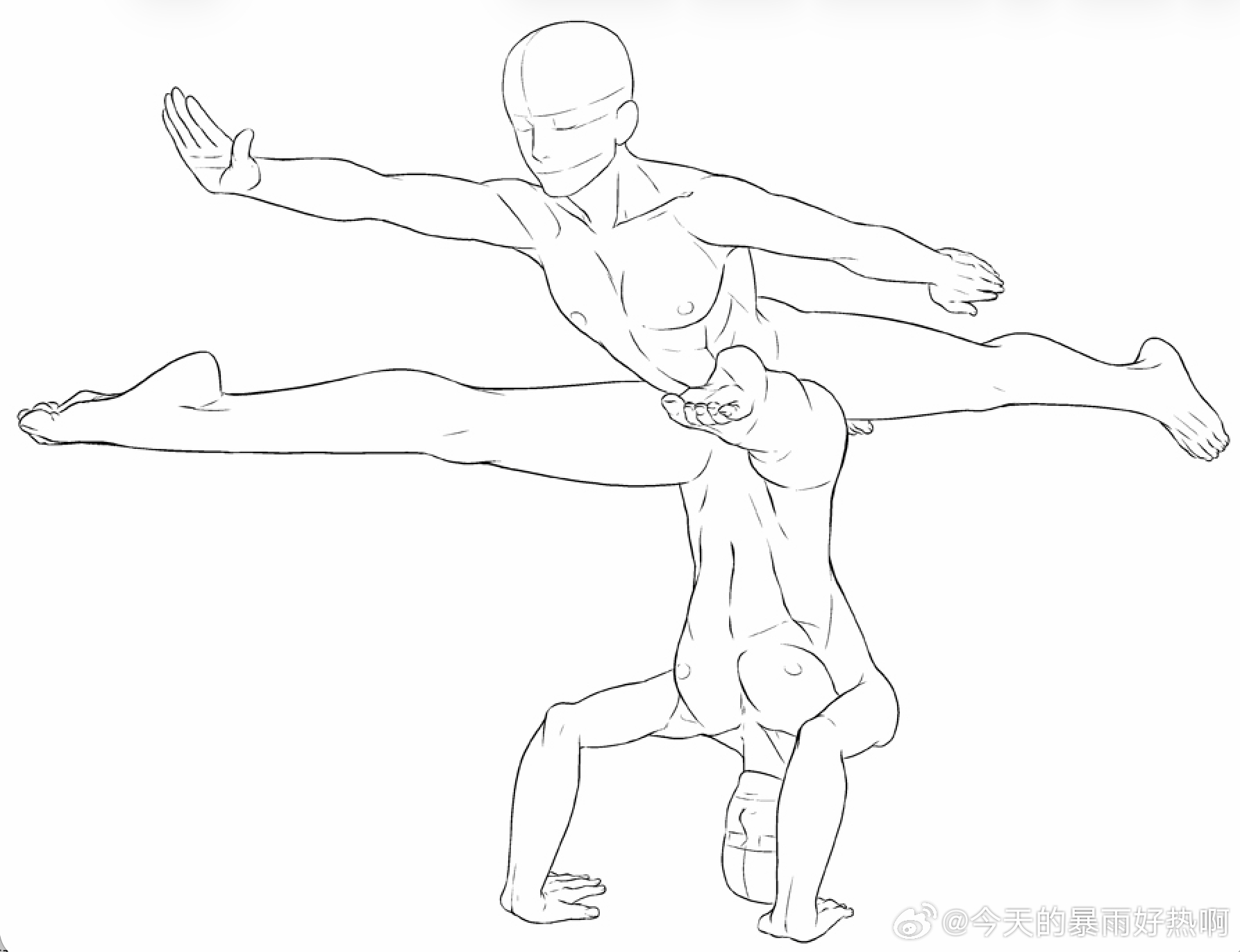 最近画曹丕总有一种既视感总感觉这个动作or角度好像画过，然后去翻了翻并没有，但就