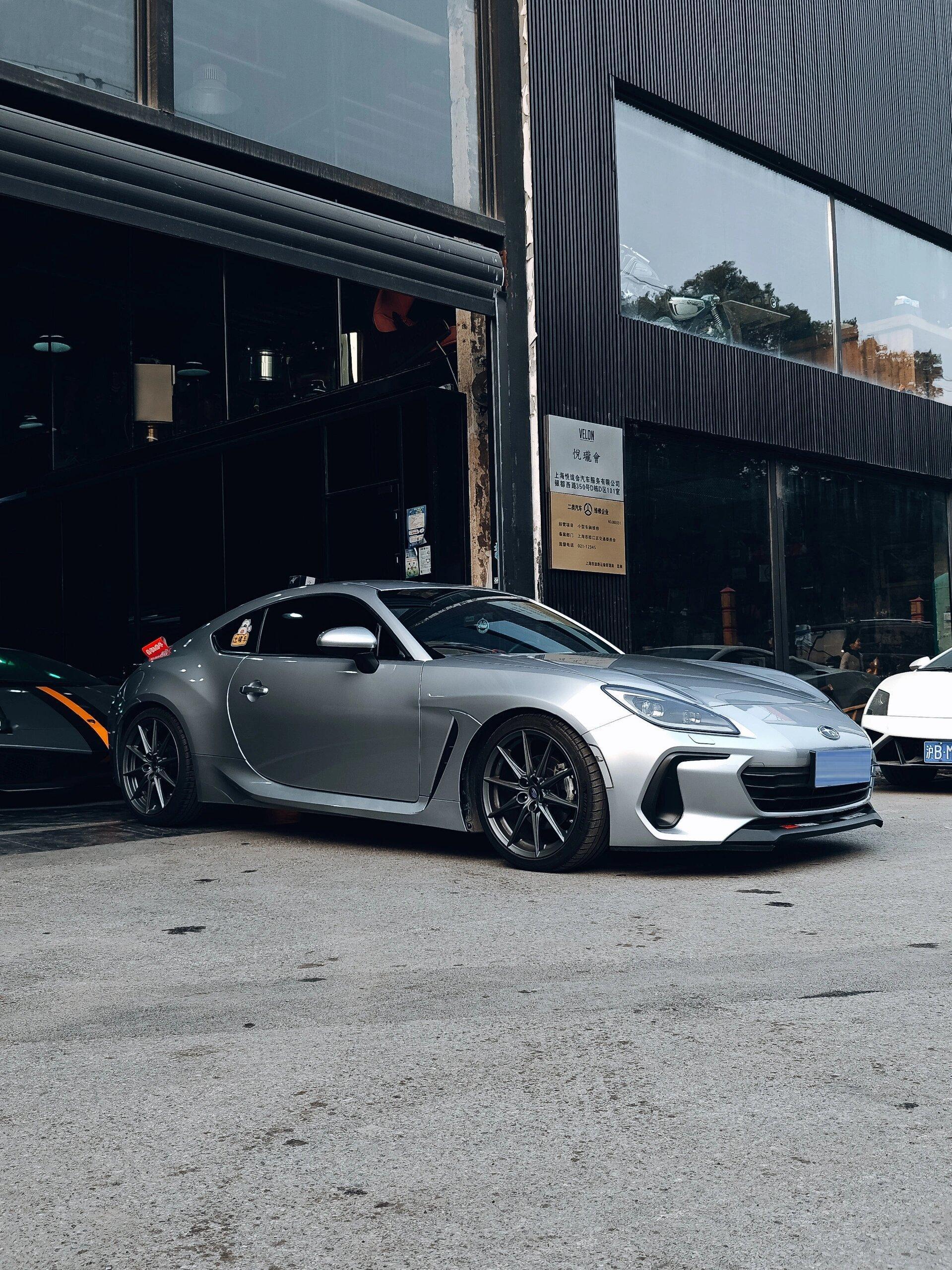 升级KW V3的BRZ，银色杂牌车太酷了～ ​​​