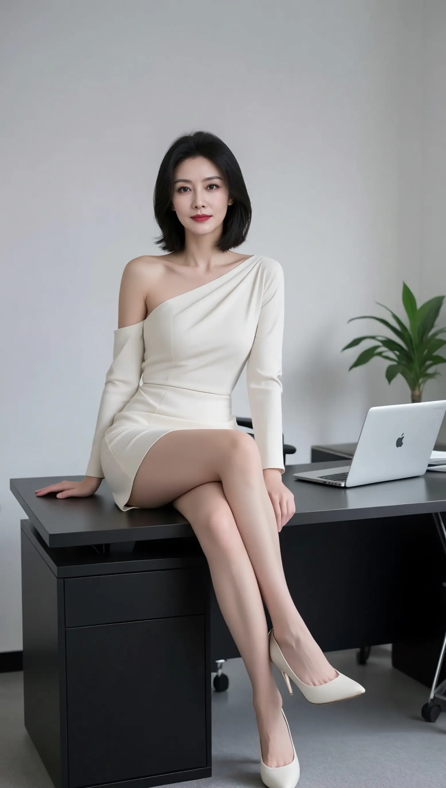 AI单肩职场写真 ai创作