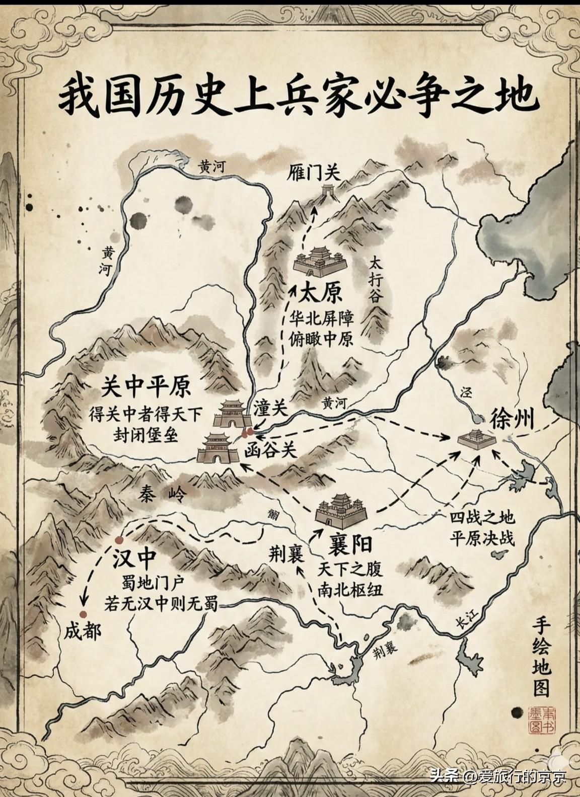 我国历史上兵家必争之地
现在的这些地方还是兵家必争之地吗？
我国历史上发生过大大