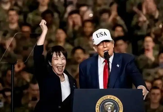 特朗普当着高市早苗的面抛出“珍珠港”玩笑，白宫椭圆形办公室一秒降温，日本首相的笑
