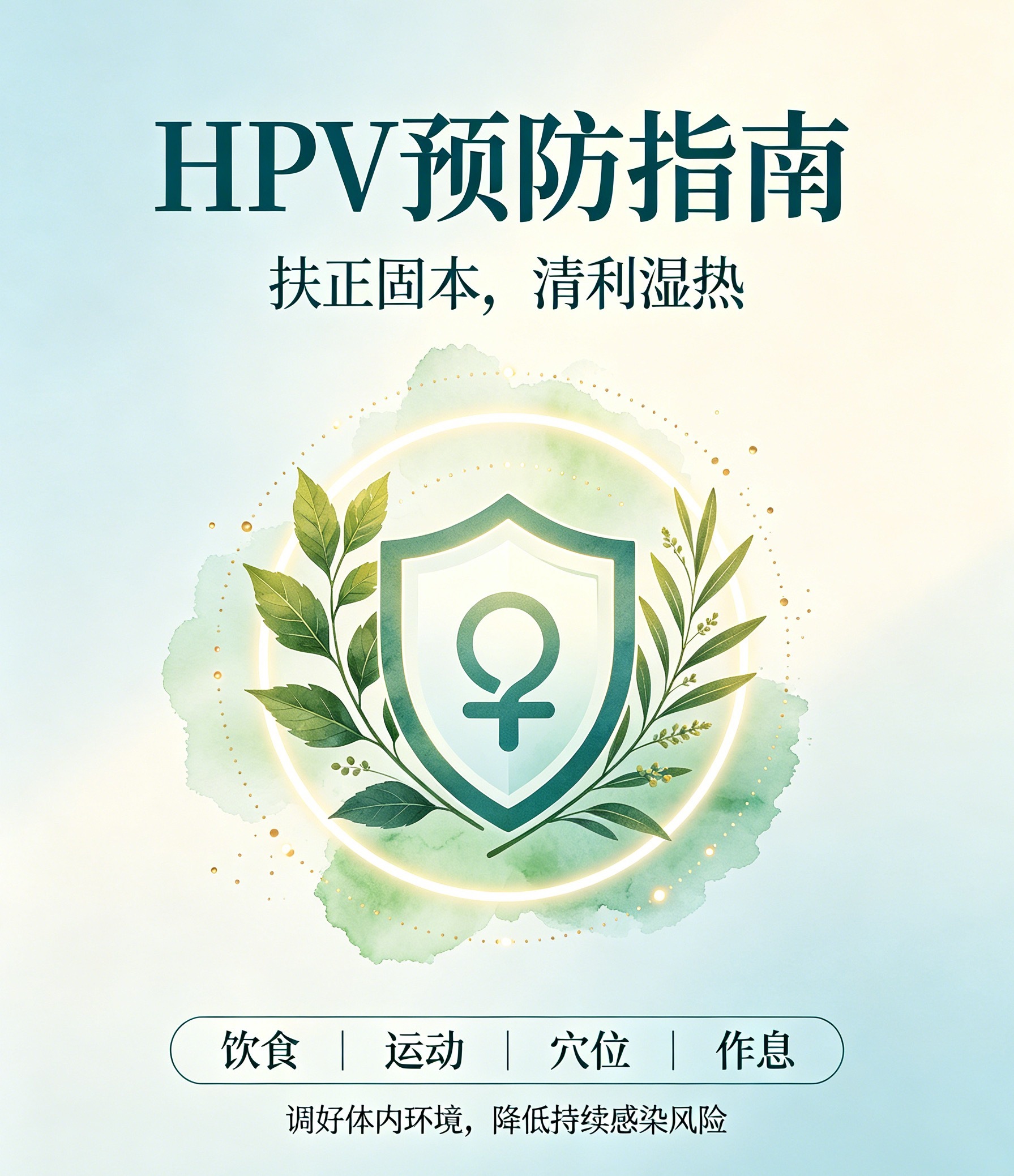 中医没有HPV一说，这类病毒归为「阴毒、湿热伏邪」核心逻辑：正气存内，邪不可干能