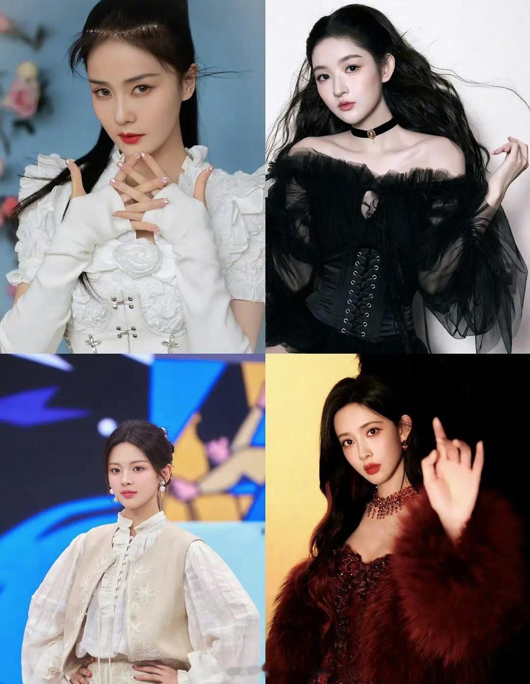 网友评选的90后综艺四小花：白鹿、王玉雯、杨超越、孟子义，同意嘛？ 