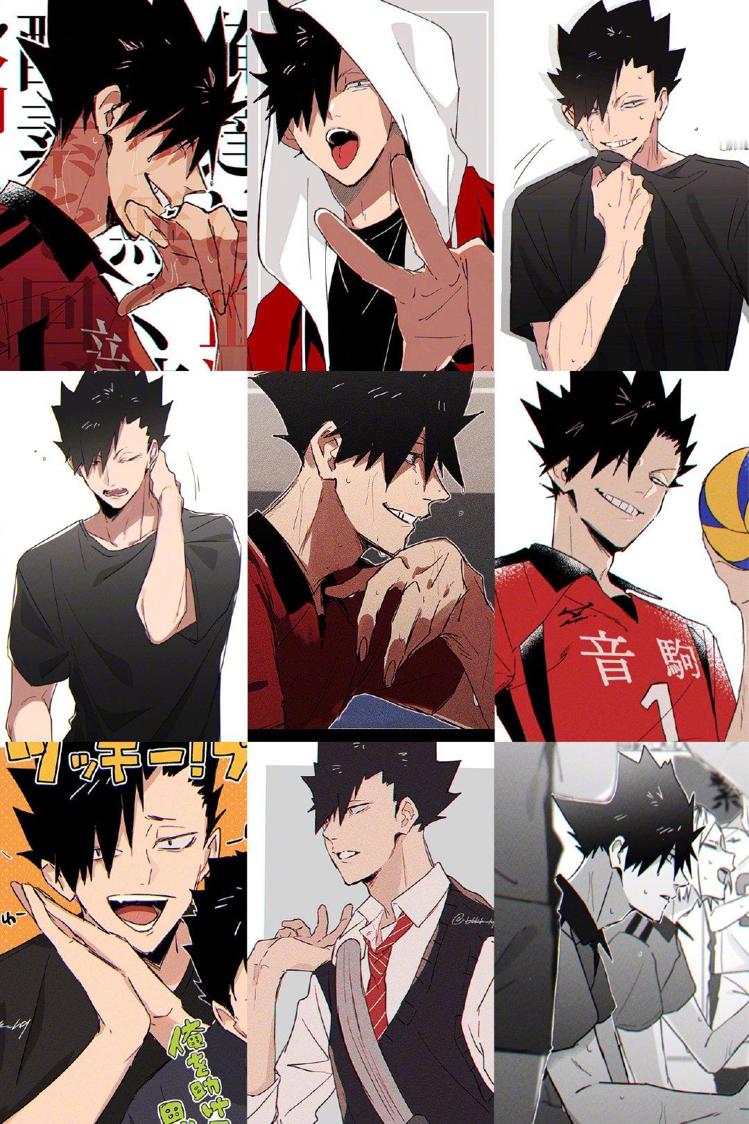 #排球少年##黑尾铁朗# 我的天太帅了！谁能拒绝小黑的魅力。老师太会画了[哇]x