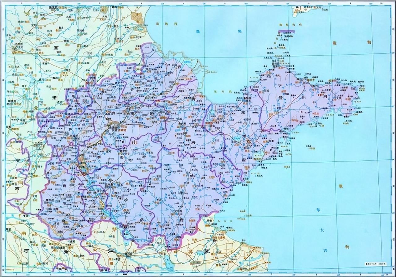 清末山东省地图，你老家在哪个州？
山东(清) 
郭沫若（主编） 