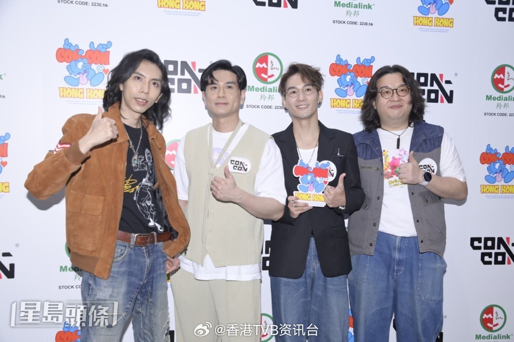 星岛：伍允龙与女友李蔓莹同场CON-CON HONG KONG 2026 被问求