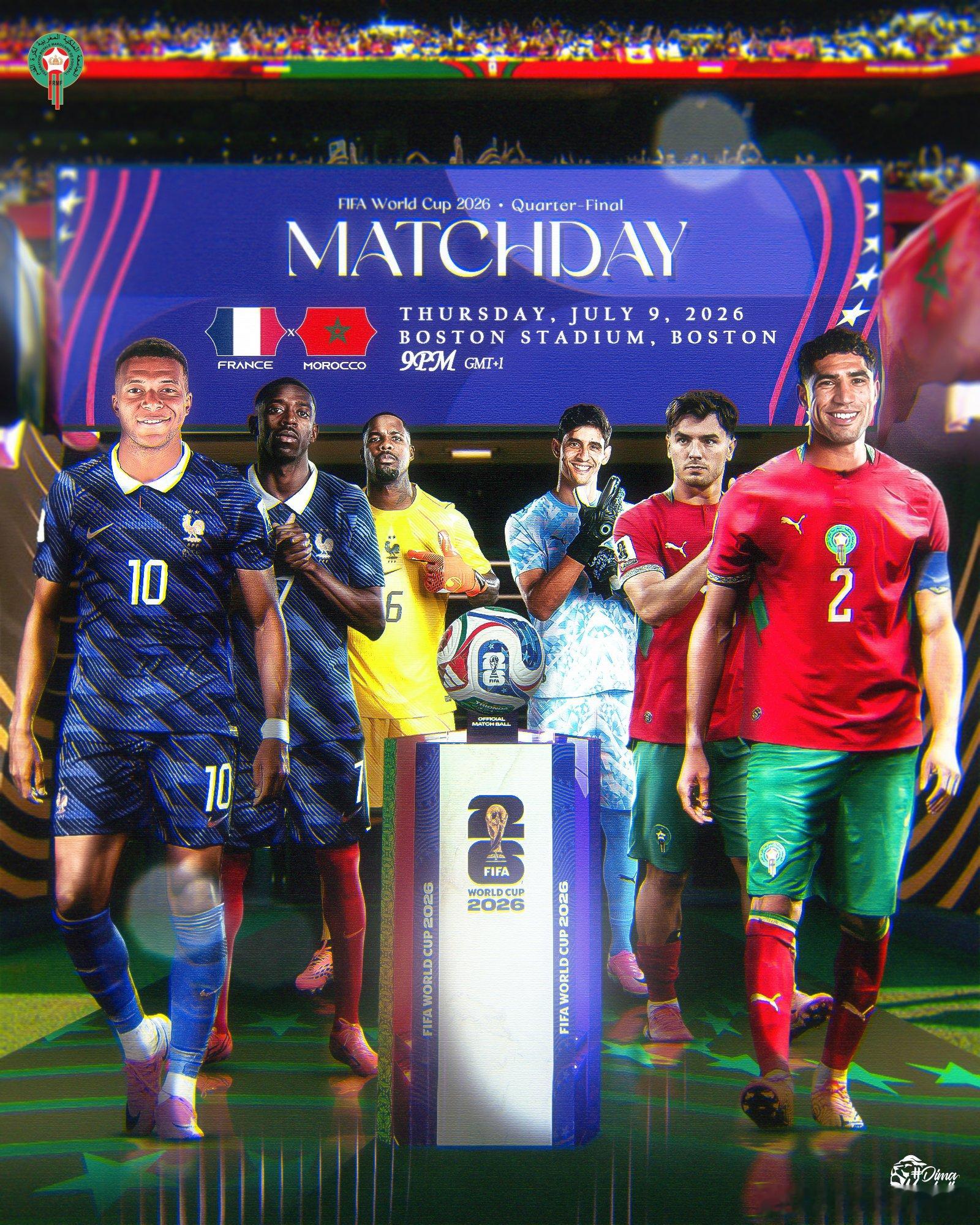 昨晚半全场比分都对了！今日晚场接着来！⚽️097 世界杯 法国vs摩洛哥 方向：