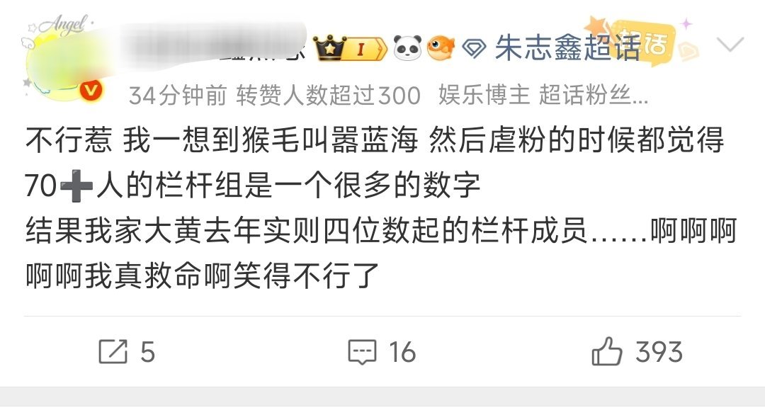 实不相瞒，栏杆组人数我也是从🐞毛那里才知道有多少的，🐞毛一天天的卧底这里卧底