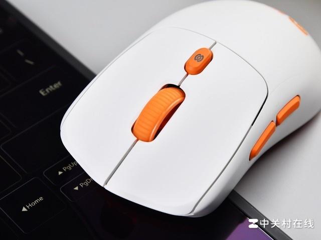 攀升炎橙星闪鼠标图赏：颜值手感都满分