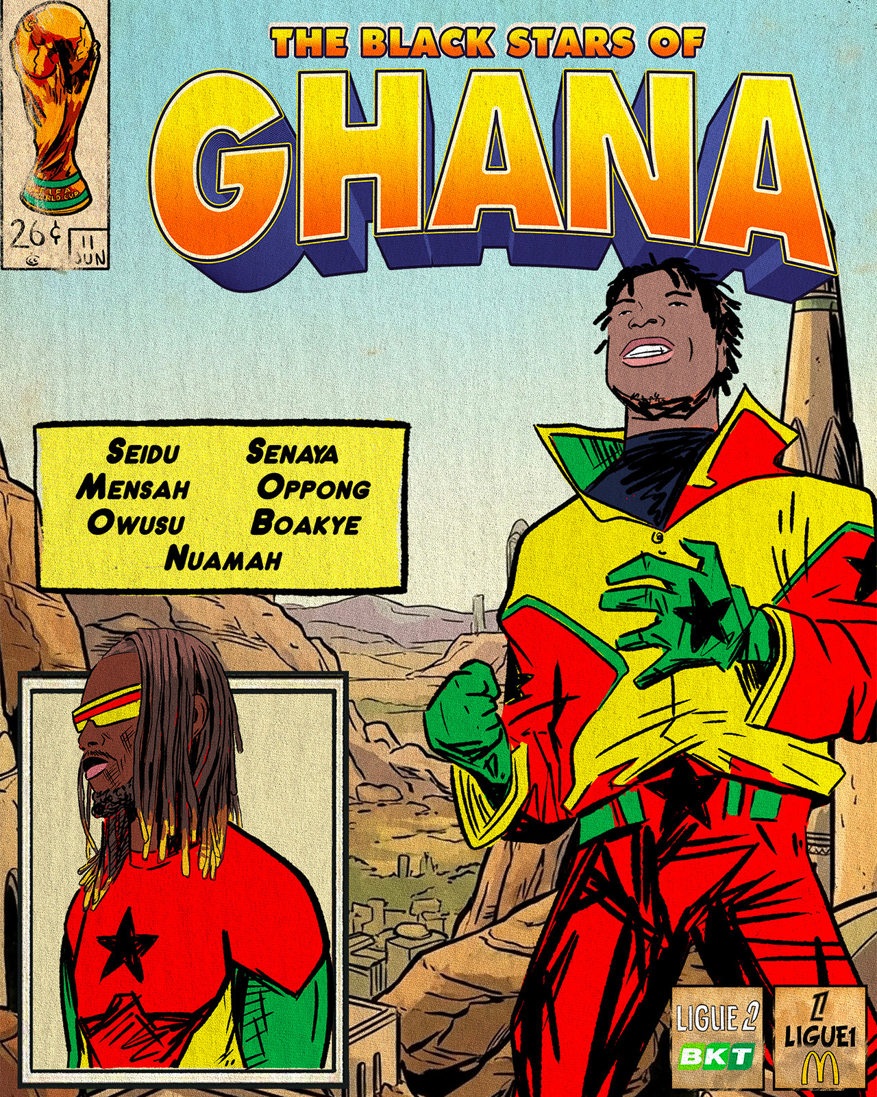 🇬🇭 加纳“黑星军团”法甲联赛