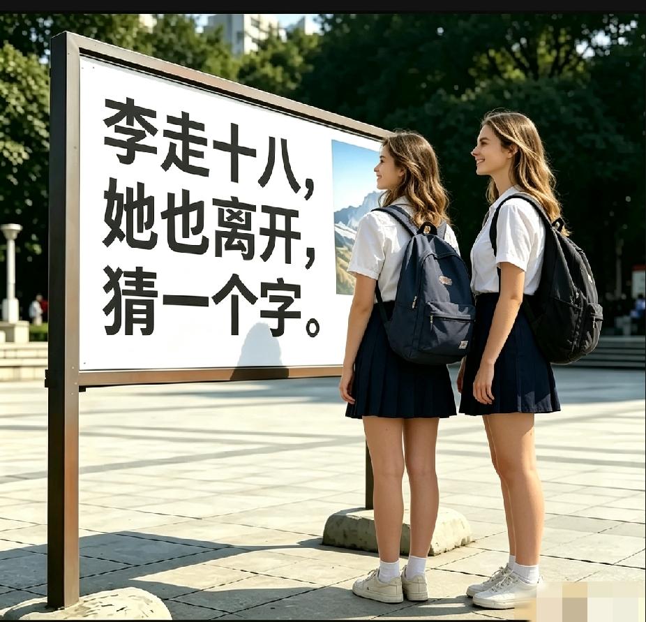 这个字谜好难猜！两个学中文的外国大学生猜半天也猜不明白！你能猜出来这是什么字吗？