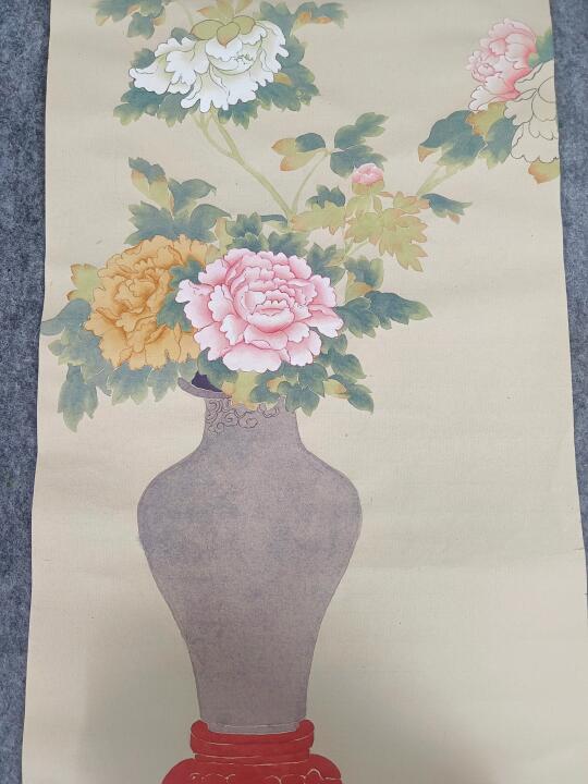 没骨画‖清供图，待完成