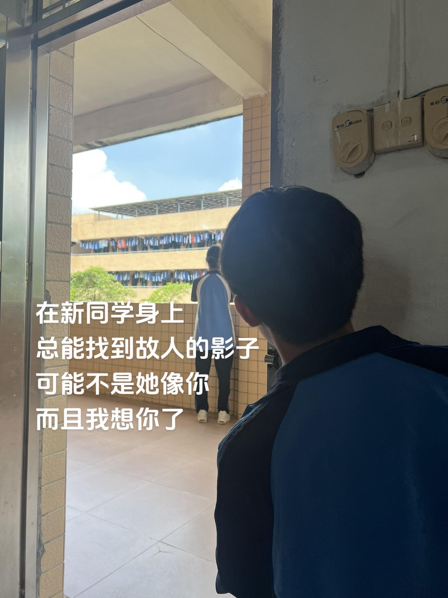 在新同学身上 总能找到故人的影子 可能不是她像你 而且我想你了