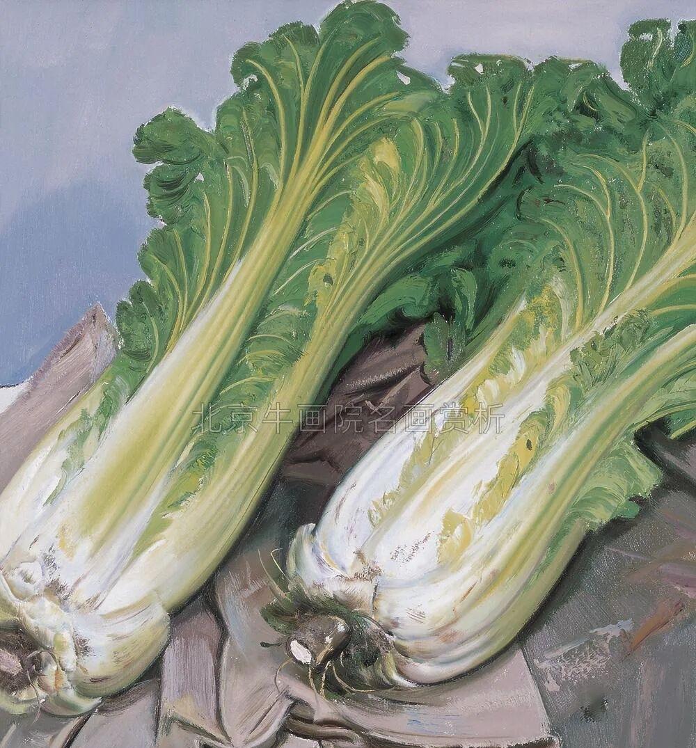 这两棵白菜卖了47万，都说白菜便宜，画成画就值钱了！

祈东旺的这个作品我都不忍