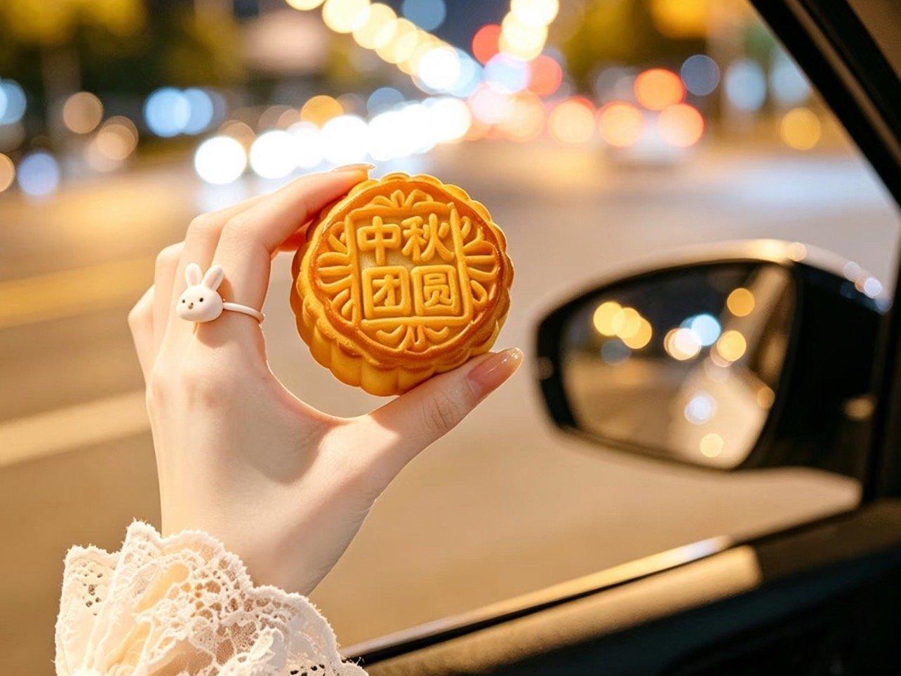 2026中秋节快乐月亮在慢慢变圆，事情也会慢慢变好又是一年 月圆中秋节🌕🐇祝
