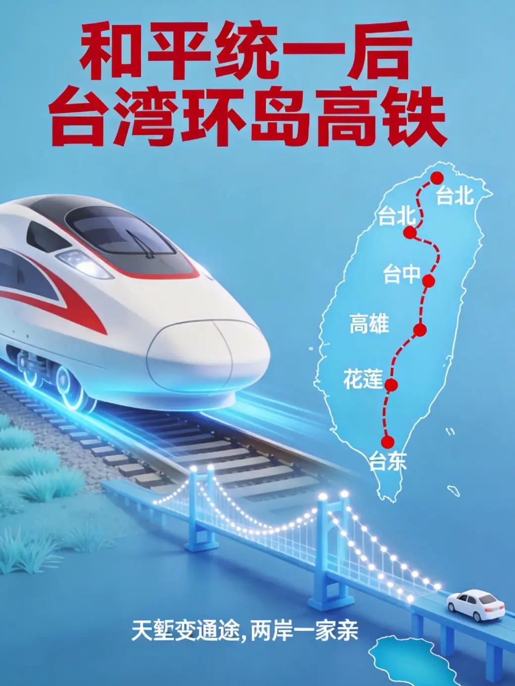 3小时环岛！统一后台湾的交通红利，藏着最实在的民生福祉
 3小时环岛
昨天看新闻