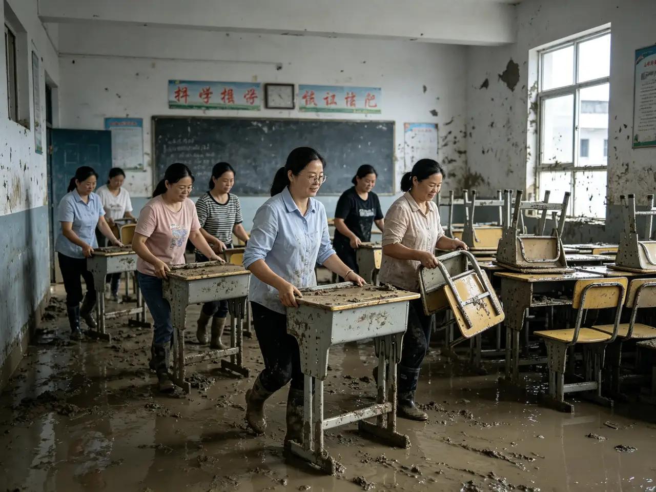 石门洪水来袭，女教师用大爱为孩子们筑起了一道坚固的生命堤坝[赞][赞]
5月17