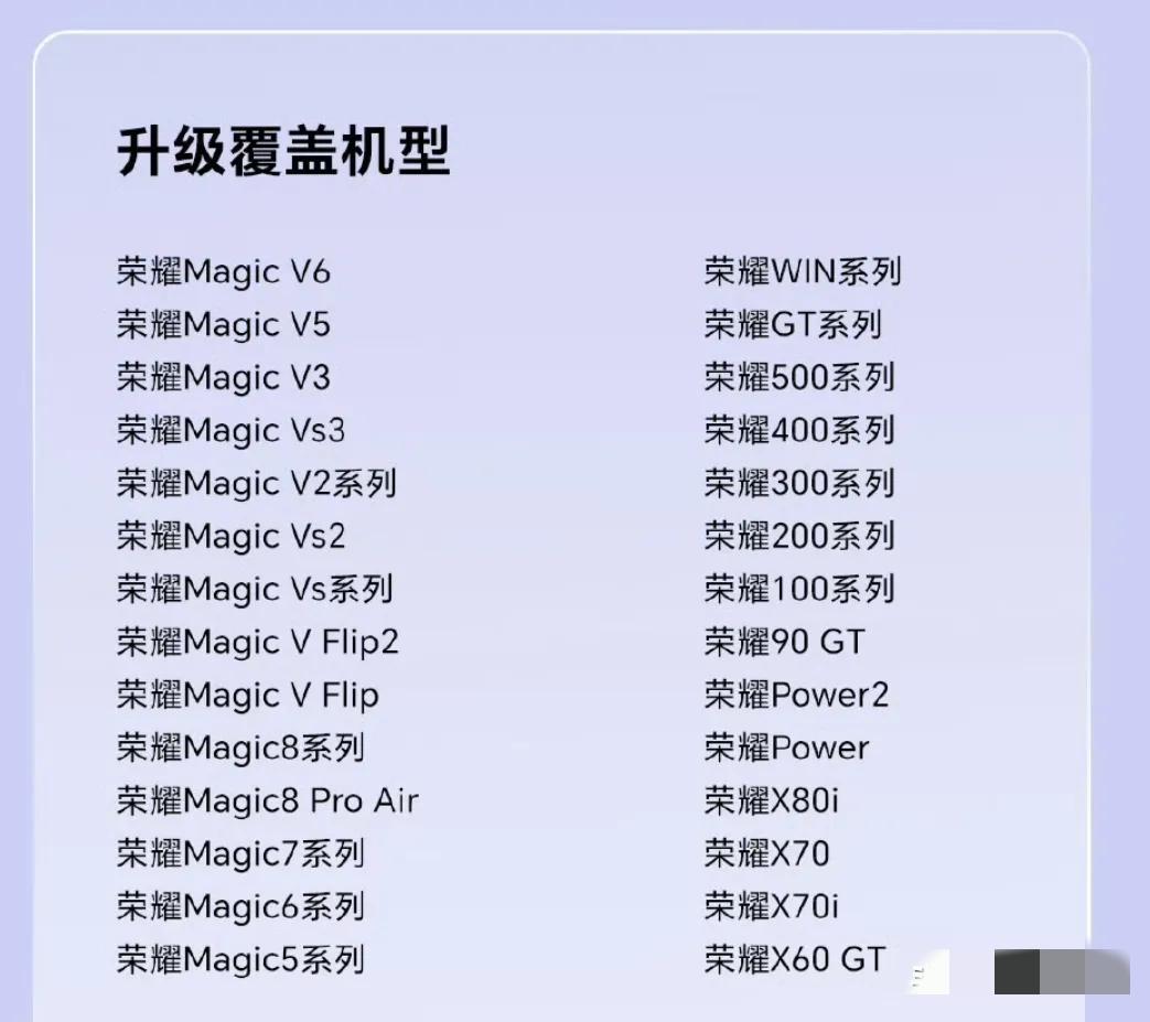 荣耀这波