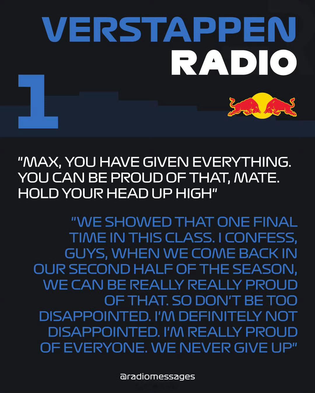 max安慰不能自已的gp上一个成为车队领袖的车手还是……🤔F12025f1阿布