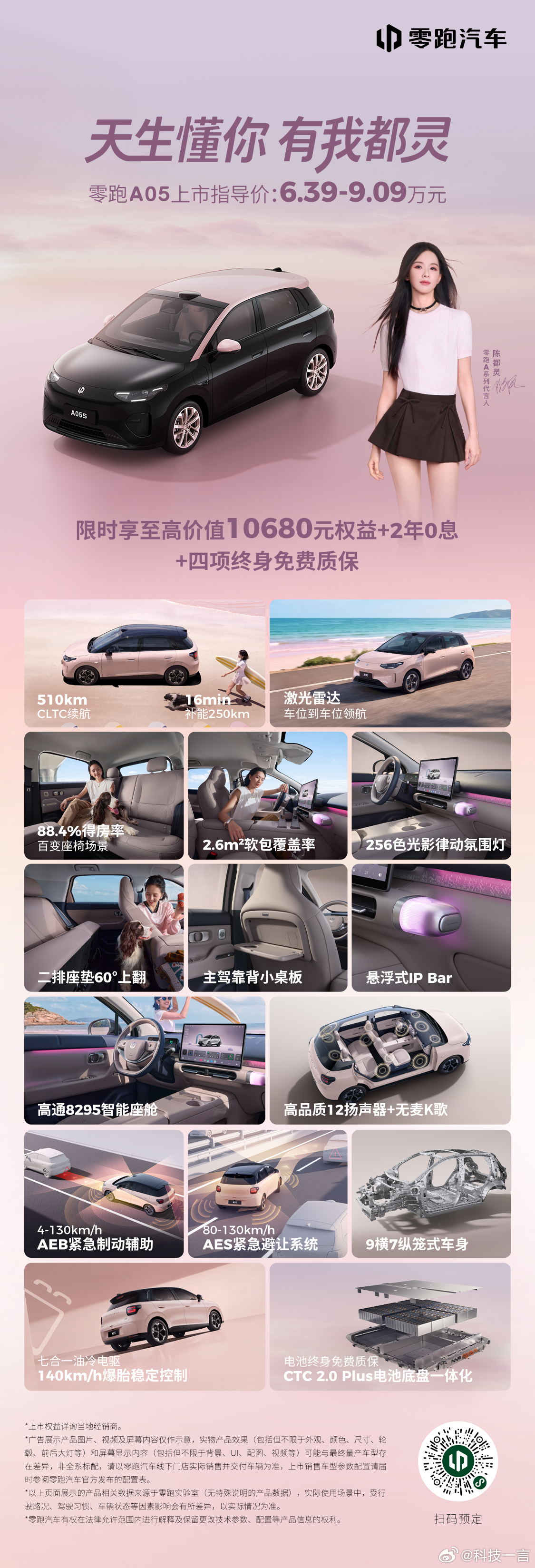 现在六万多就能买到，小巧车身88.4%得房率的、CLTC510km的，带激光雷达