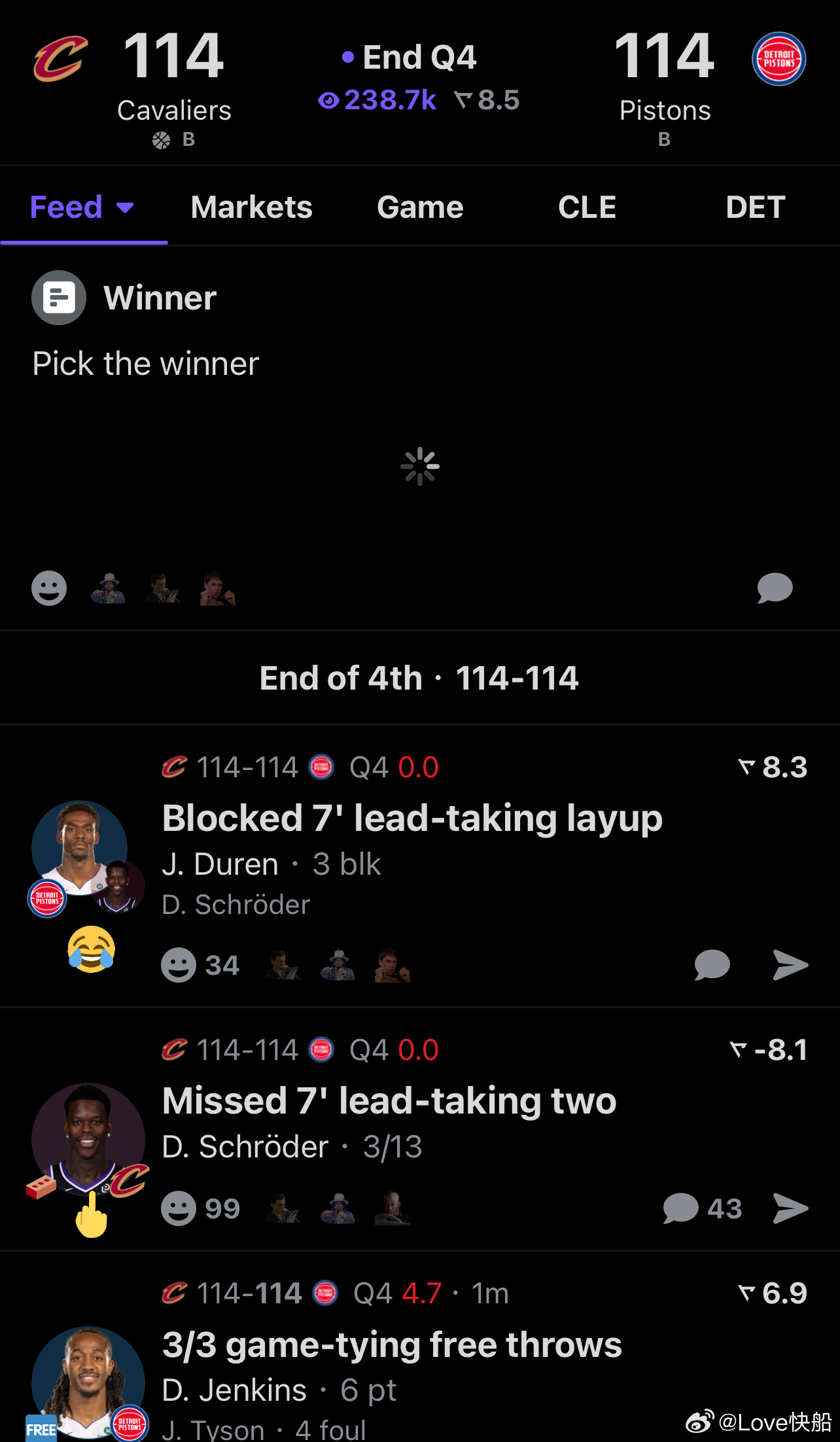 又见关键三罚，骑士和活塞加时了！ 