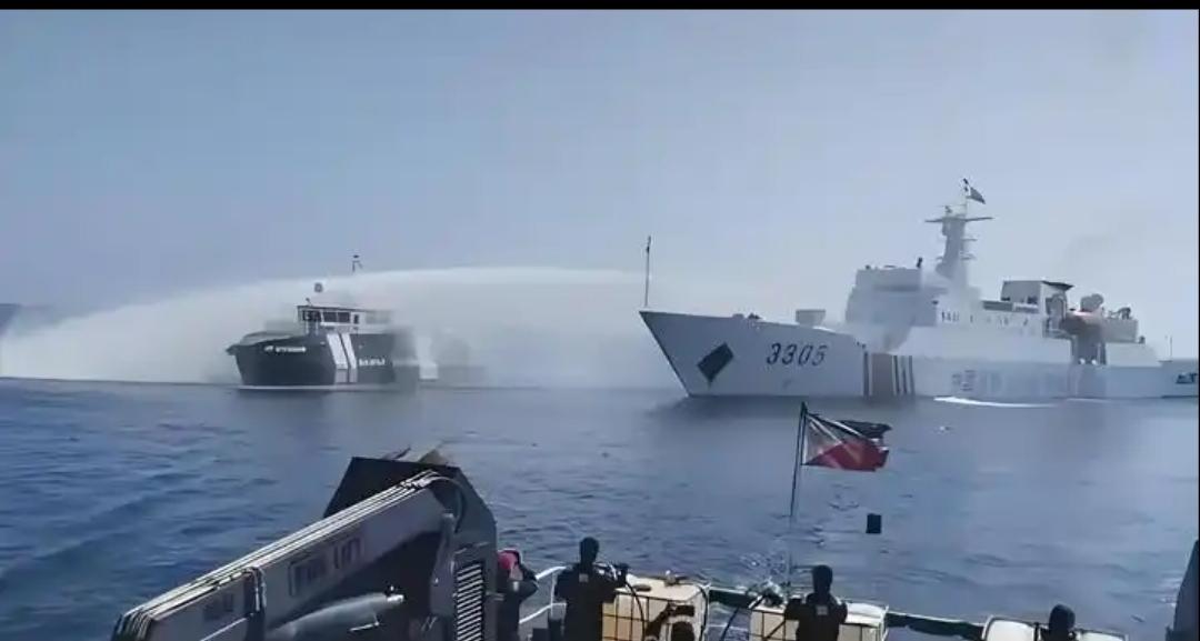 【快讯：中国海警在南沙仙宾礁驱离菲方船只】

今日，中国海警局新闻发言人刘德军就