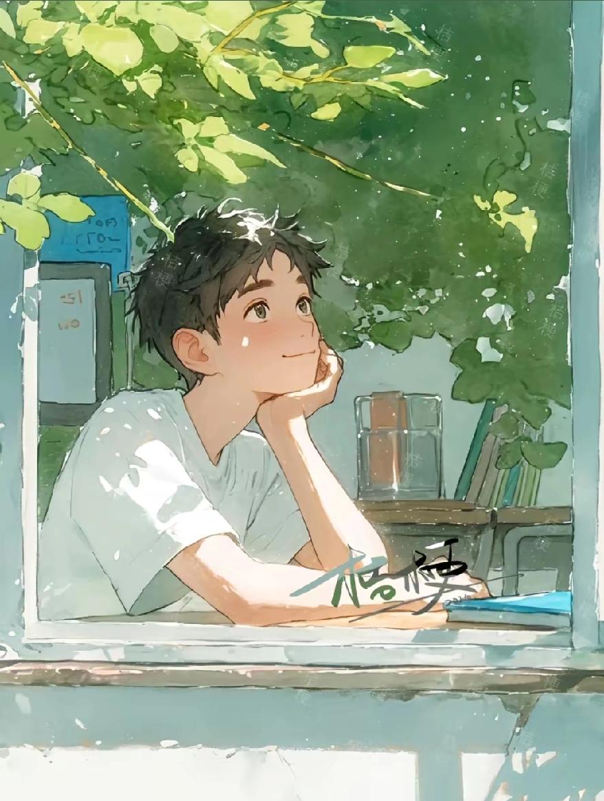 儿子上高中后，
我和他的主要矛盾，
从“学习”转移到了“头顶”。
他的头发越长，