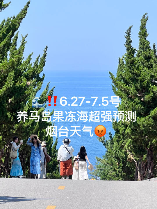 📍6.27-7.5号烟台养马岛果冻海超强预测