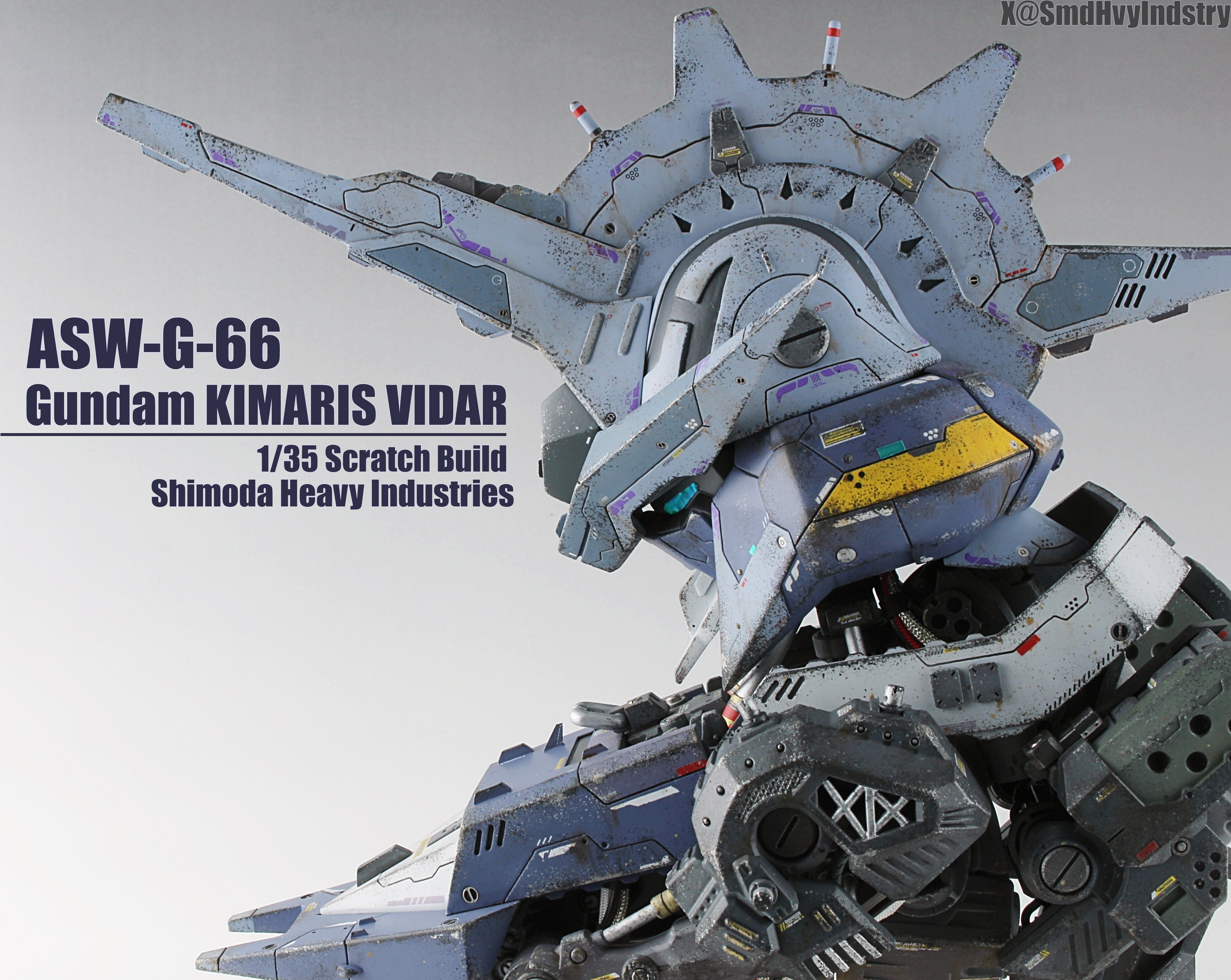 1/35锡蒙利维达尔胸像（by 下田重工業)高达模型[超话]高达模型 ​​​