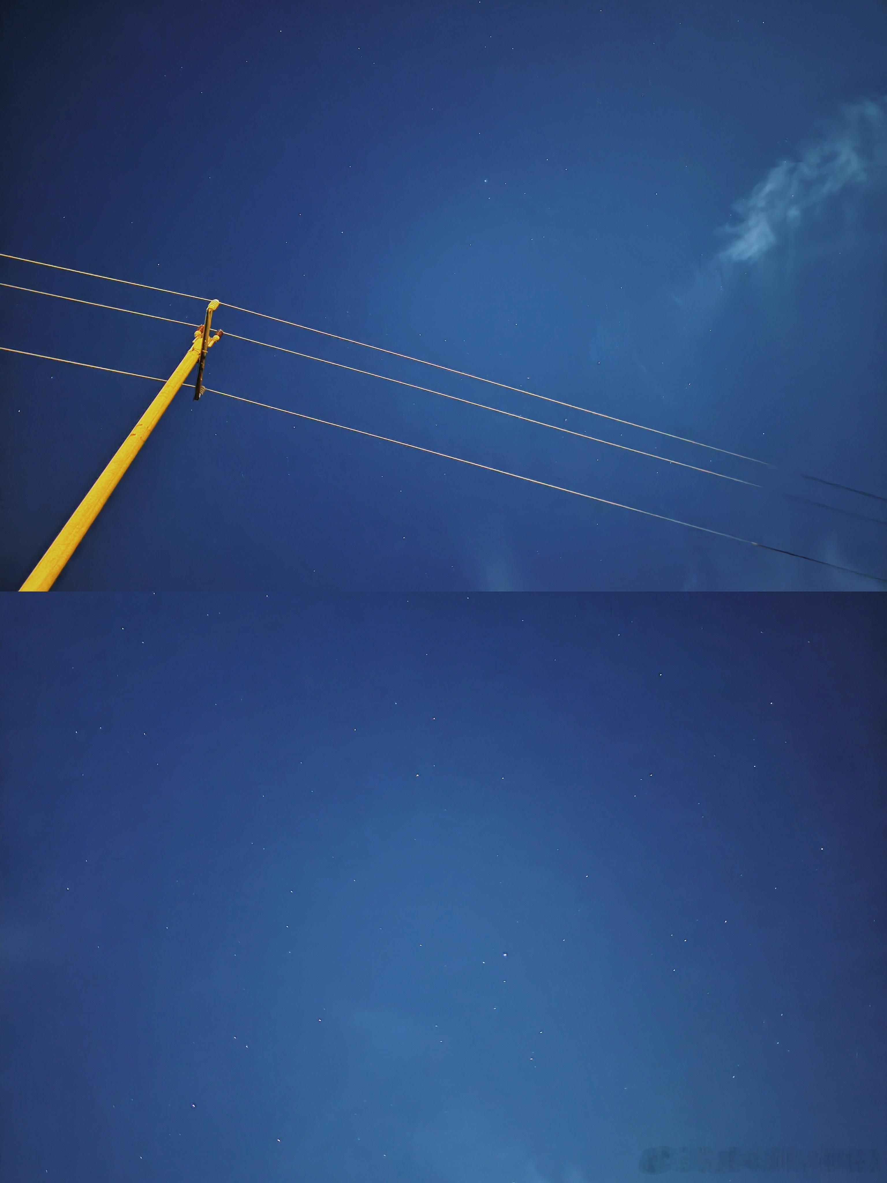 没有星星的夜空～🙅🏻都是星星的夜空～ ​​​