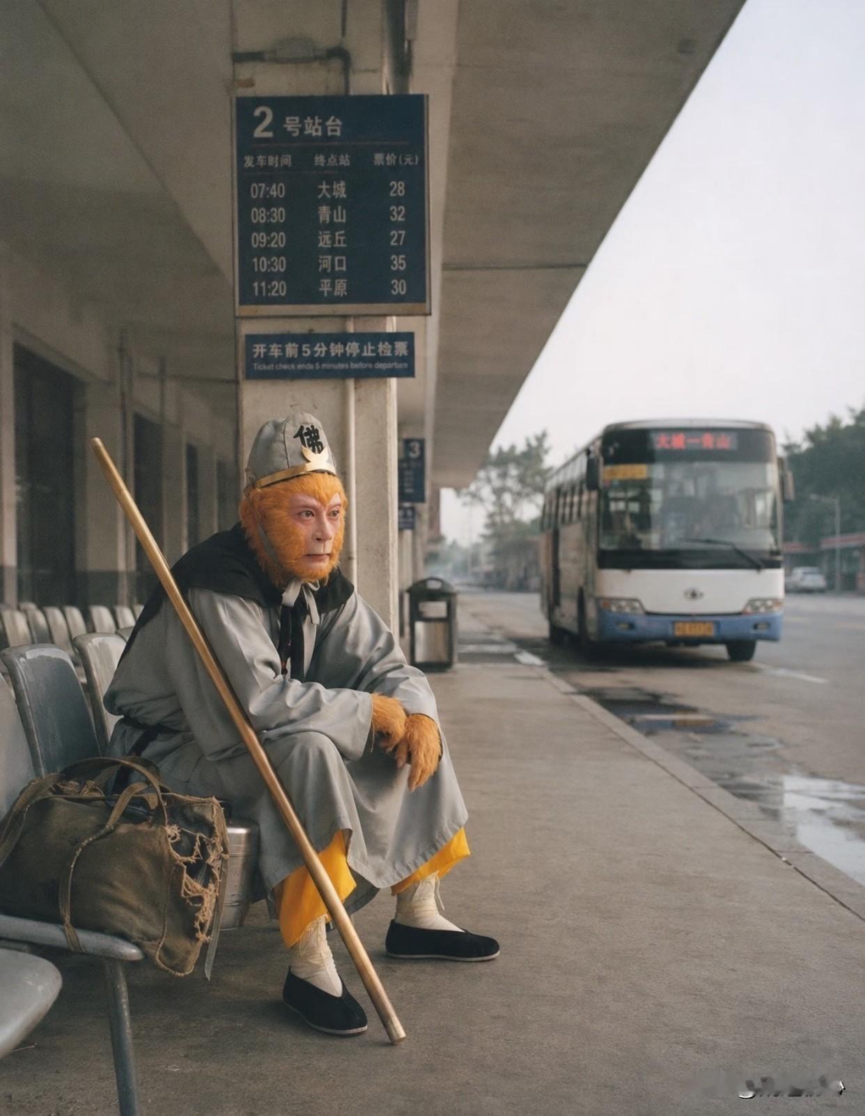 网友：大圣你在想什么呢？
大圣：我在回忆往事啊！
网友：大圣看起来有点迷茫啊！