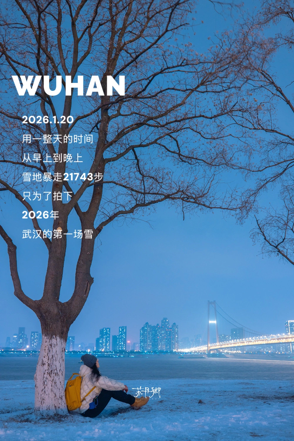 雪地暴走2万步‼️我在武汉拍下了这18张照片