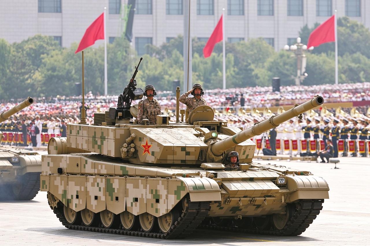 这辆50多吨的钢铁猛兽是中国第三代主战坦克99式的终极形态，他也是中国陆军作战序