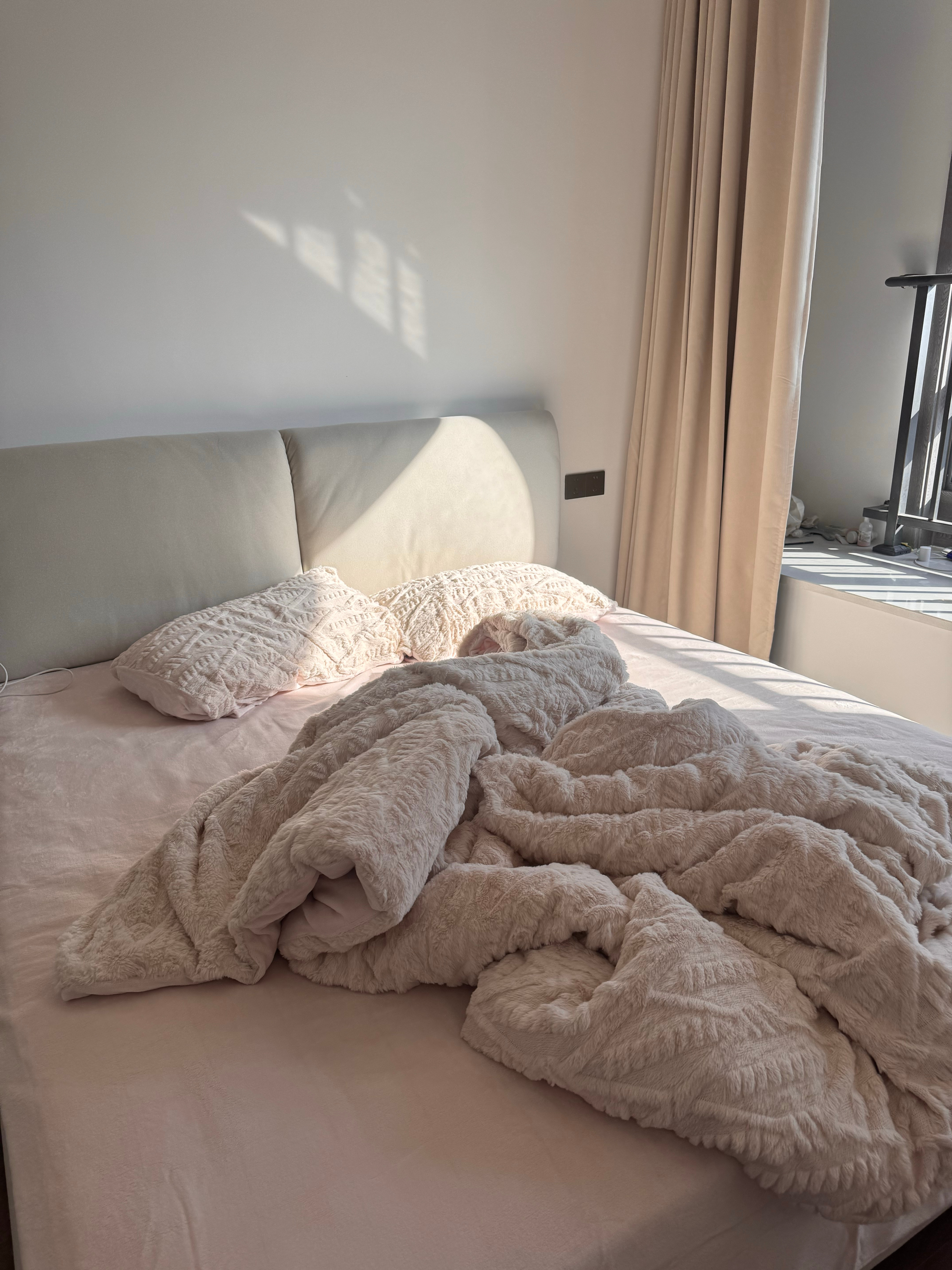 冬天的阳光真舒服 