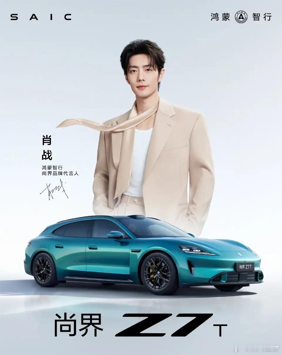 华为给肖战的抬头挺高的，上来就是尚界品牌代言人，目前的代言人智界是刘亦菲，享界是